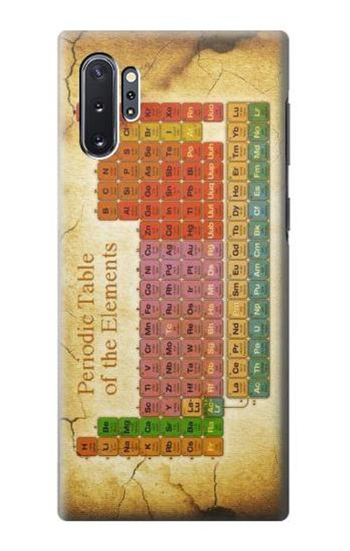 S2934 Vintage Periodic Table of Elements Case Cover Custodia per Samsung Galaxy Note 10 Plus