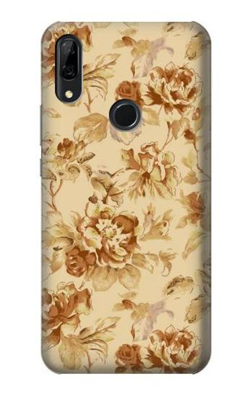 S2180 Flower Floral Vintage Pattern Case Cover Custodia per Huawei P Smart Z, Y9 Prime 2019