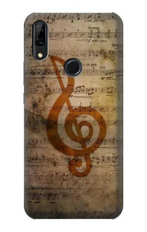 S2368 Sheet Music Notes Case Cover Custodia per Huawei P Smart Z, Y9 Prime 2019