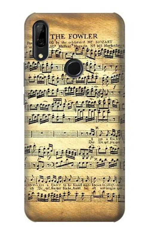 S2667 The Fowler Mozart Music Sheet Case Cover Custodia per Huawei P Smart Z, Y9 Prime 2019