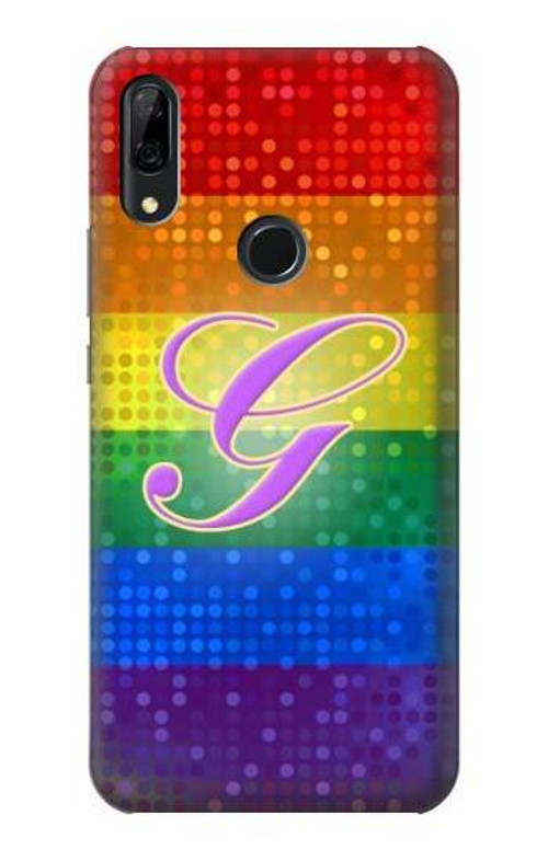 S2899 Rainbow LGBT Gay Pride Flag Case Cover Custodia per Huawei P Smart Z, Y9 Prime 2019