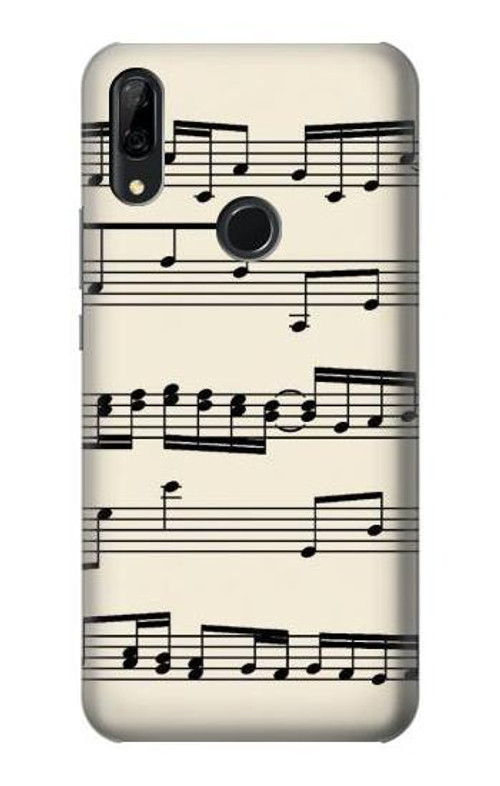 S3082 Music Sheet Case Cover Custodia per Huawei P Smart Z, Y9 Prime 2019