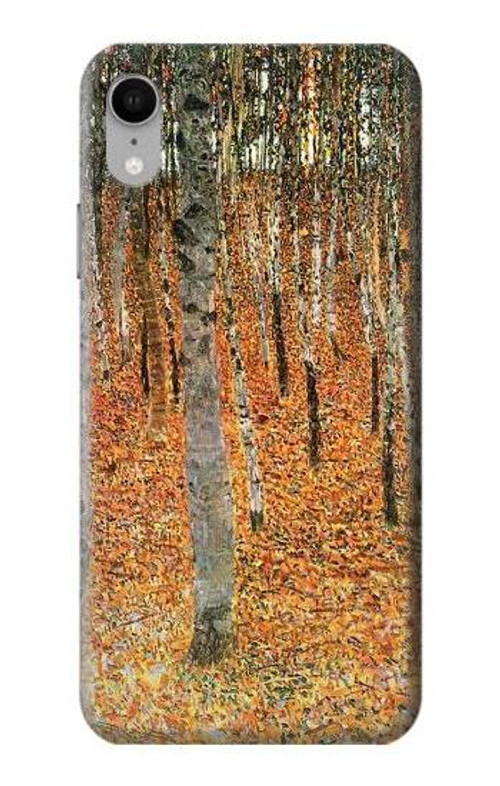 S3380 Gustav Klimt Birch Forest Case Cover Custodia per iPhone XR