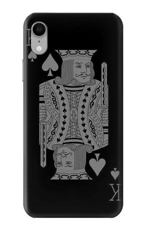 S3520 Black King Spade Case Cover Custodia per iPhone XR