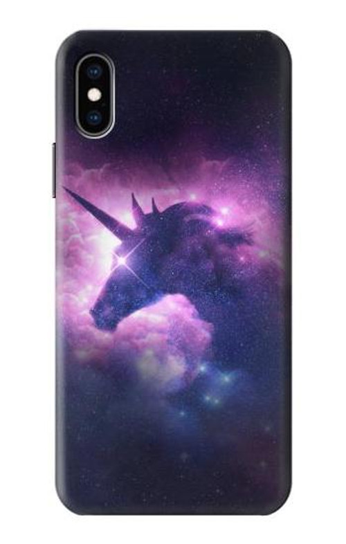 S3538 Unicorn Galaxy Case Cover Custodia per iPhone X, iPhone XS