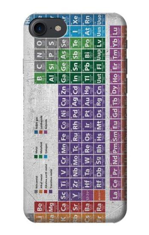 S3383 Periodic Table Case Cover Custodia per iPhone 7, iPhone 8