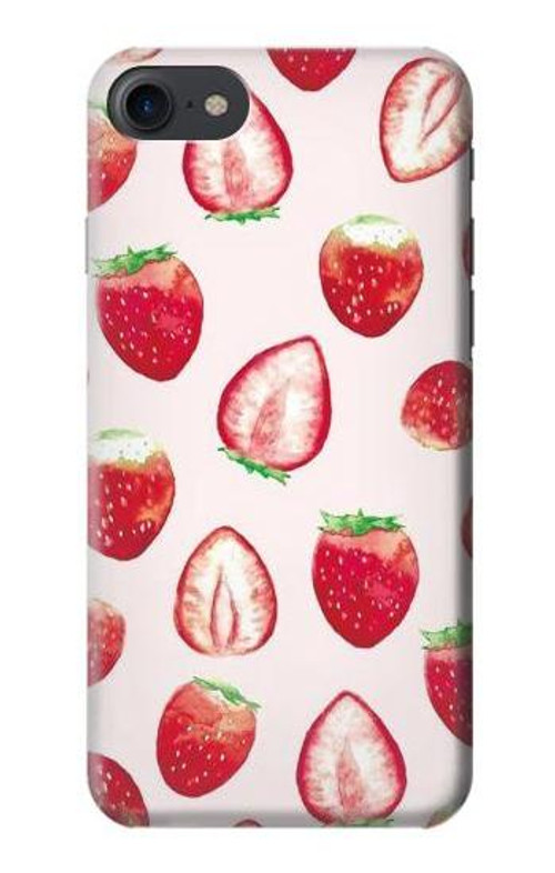 S3481 Strawberry Case Cover Custodia per iPhone 7, iPhone 8