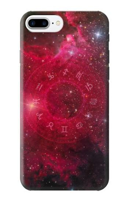 S3368 Zodiac Red Galaxy Case Cover Custodia per iPhone 7 Plus, iPhone 8 Plus