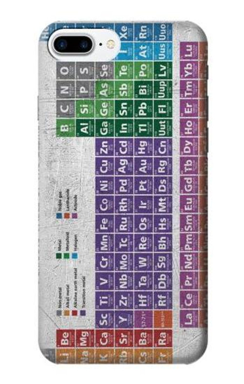 S3383 Periodic Table Case Cover Custodia per iPhone 7 Plus, iPhone 8 Plus