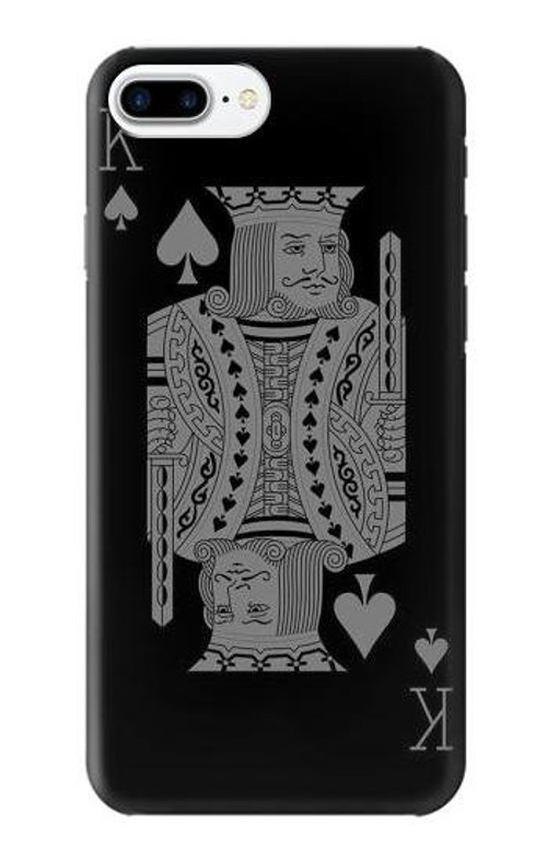 S3520 Black King Spade Case Cover Custodia per iPhone 7 Plus, iPhone 8 Plus