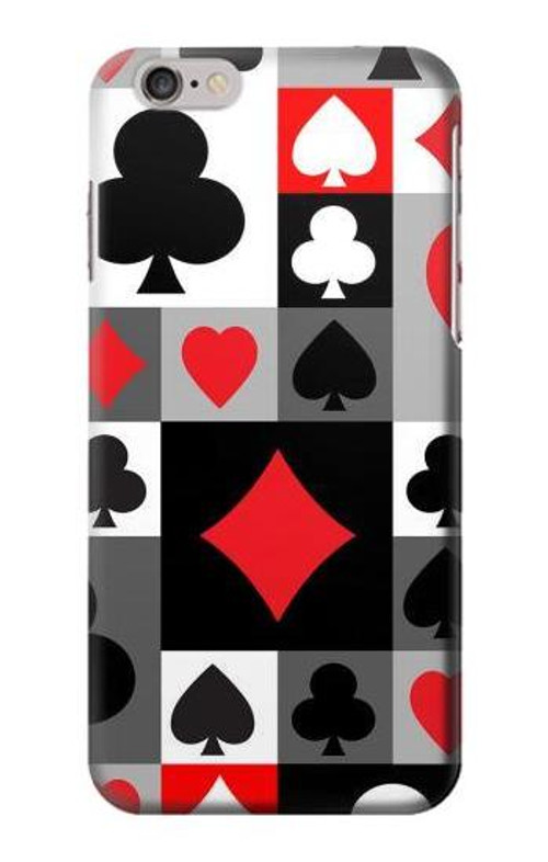 S3463 Poker Card Suit Case Cover Custodia per iPhone 6 6S
