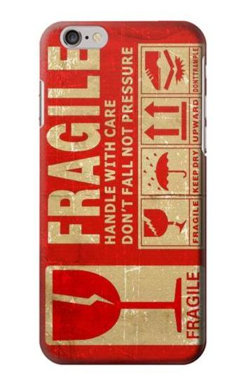 S3552 Vintage Fragile Label Art Case Cover Custodia per iPhone 6 Plus, iPhone 6s Plus