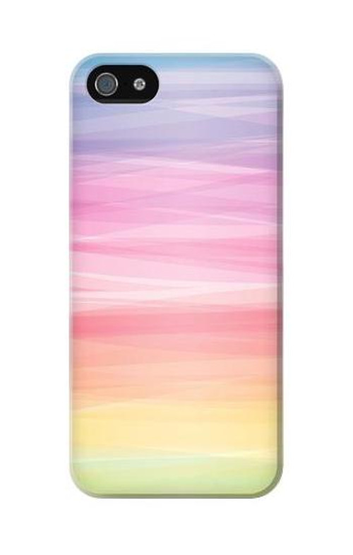 S3507 Colorful Rainbow Pastel Case Cover Custodia per iPhone 5C