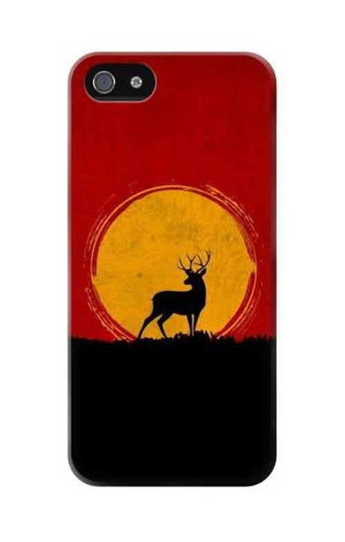 S3513 Deer Sunset Case Cover Custodia per iPhone 5C