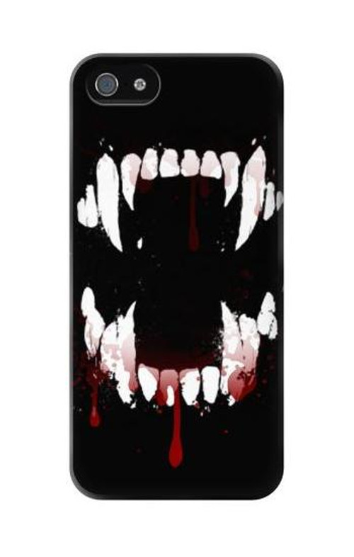 S3527 Vampire Teeth Bloodstain Case Cover Custodia per iPhone 5C