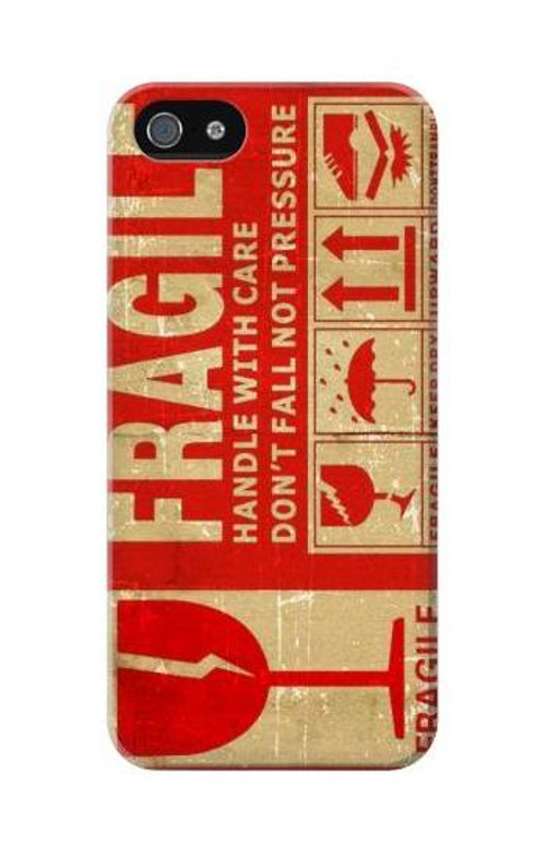 S3552 Vintage Fragile Label Art Case Cover Custodia per iPhone 5C