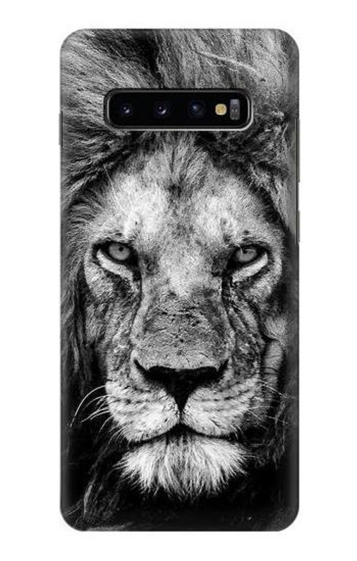 S3372 Lion Face Case Cover Custodia per Samsung Galaxy S10 Plus