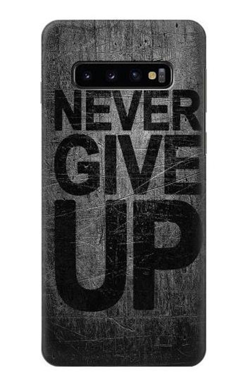 S3367 Never Give Up Case Cover Custodia per Samsung Galaxy S10