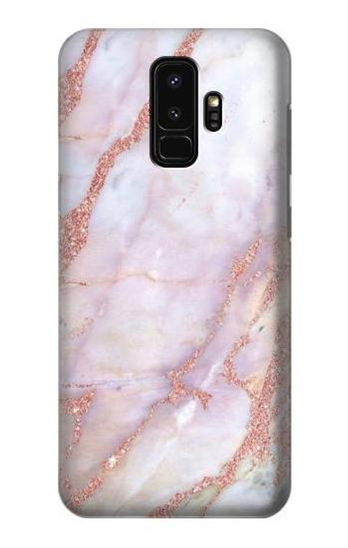 S3482 Soft Pink Marble Graphic Print Case Cover Custodia per Samsung Galaxy S9 Plus