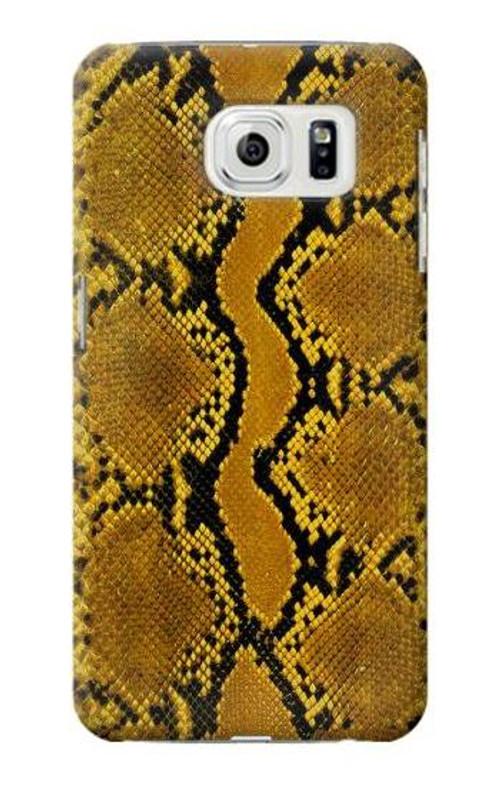 S3365 Yellow Python Skin Graphic Print Case Cover Custodia per Samsung Galaxy S7 Edge