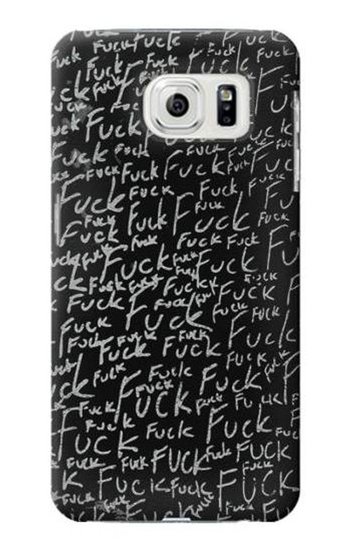 S3478 Funny Words Blackboard Case Cover Custodia per Samsung Galaxy S7 Edge