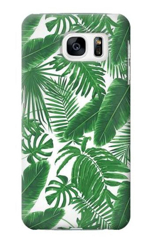 S3457 Paper Palm Monstera Case Cover Custodia per Samsung Galaxy S7