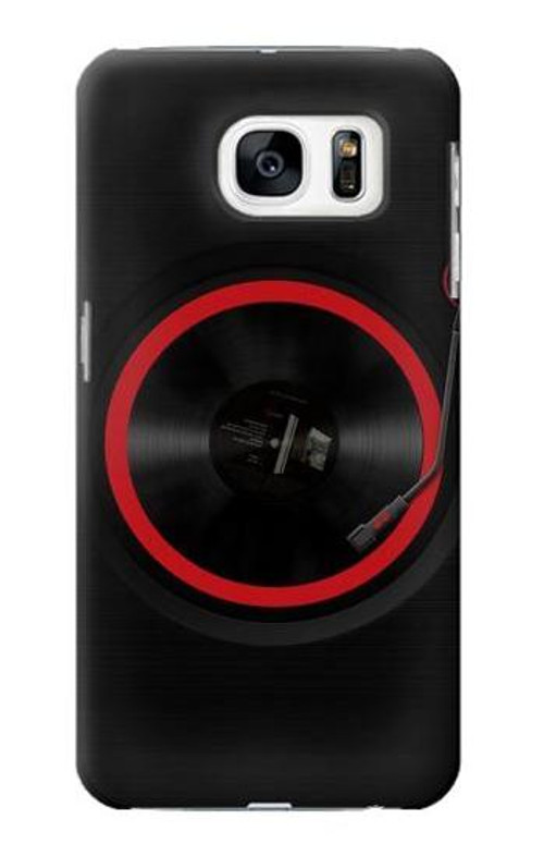 S3531 Spinning Record Player Case Cover Custodia per Samsung Galaxy S7