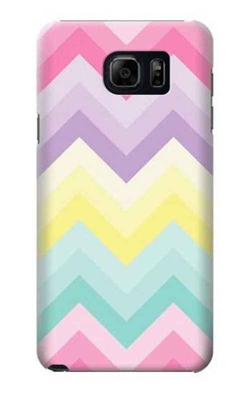 S3514 Rainbow Zigzag Case Cover Custodia per Samsung Galaxy S6 Edge Plus