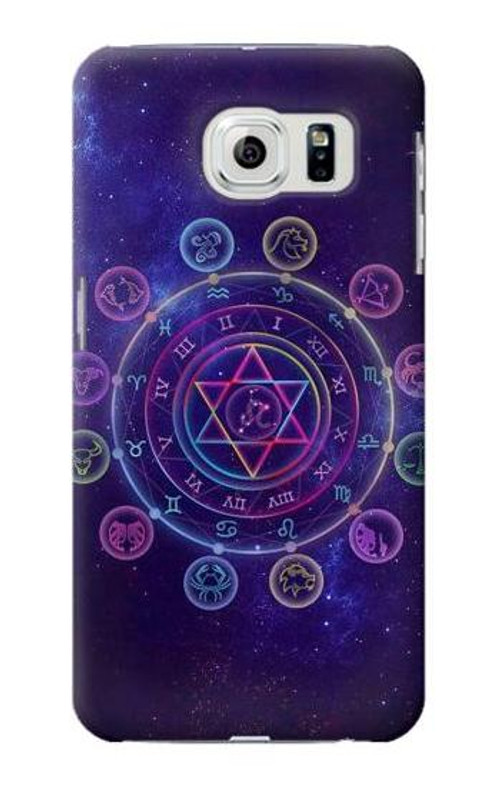 S3461 Zodiac Case Cover Custodia per Samsung Galaxy S6