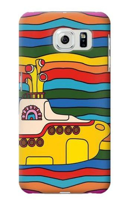 S3599 Hippie Submarine Case Cover Custodia per Samsung Galaxy S6