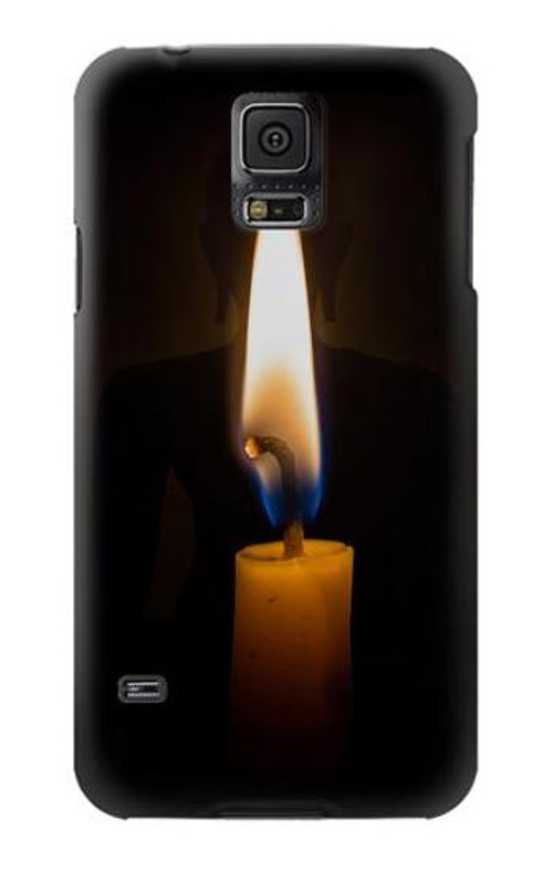S3530 Buddha Candle Burning Case Cover Custodia per Samsung Galaxy S5