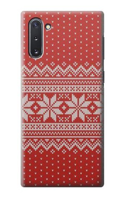 S3384 Winter Seamless Knitting Pattern Case Cover Custodia per Samsung Galaxy Note 10