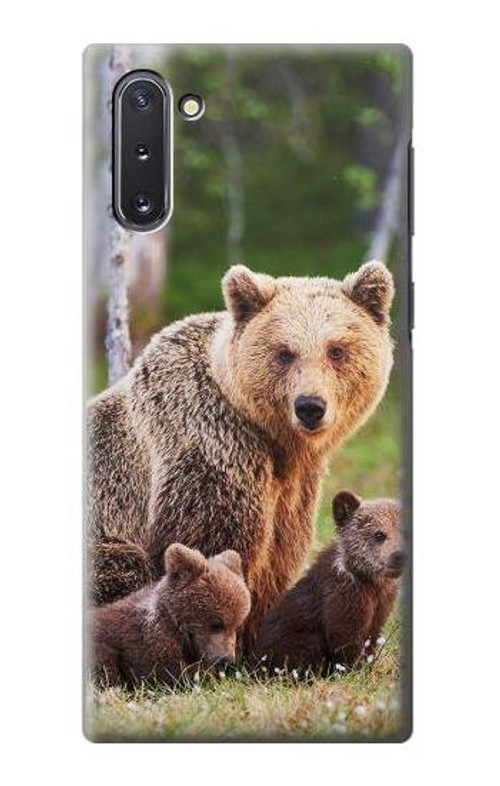 S3558 Bear Family Case Cover Custodia per Samsung Galaxy Note 10