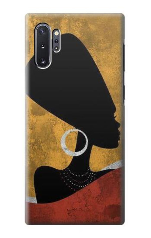 S3453 African Queen Nefertiti Silhouette Case Cover Custodia per Samsung Galaxy Note 10 Plus