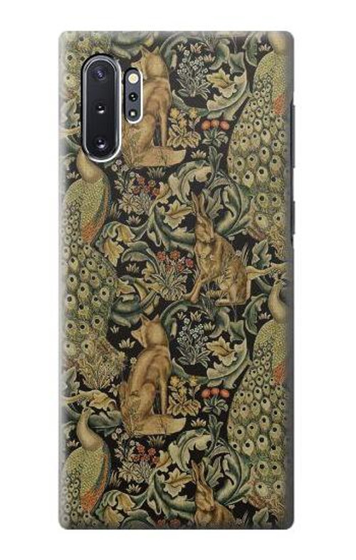 S3661 William Morris Forest Velvet Case Cover Custodia per Samsung Galaxy Note 10 Plus