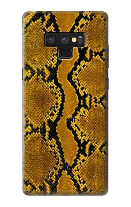 S3365 Yellow Python Skin Graphic Print Case Cover Custodia per Note 9 Samsung Galaxy Note9