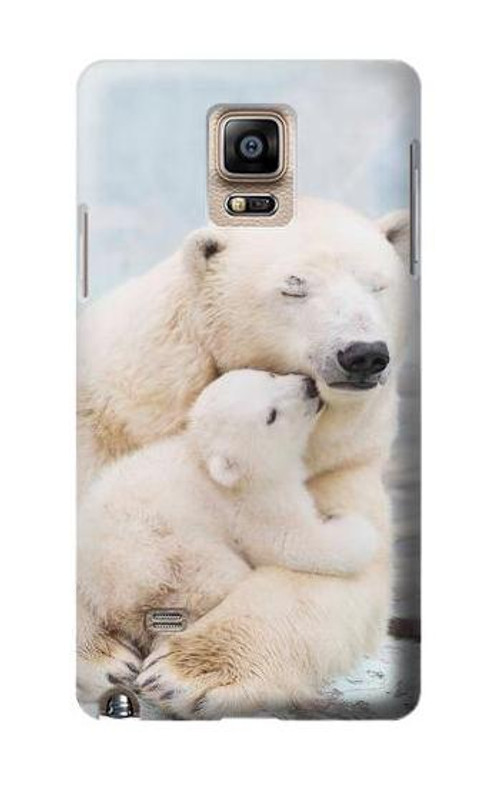 S3373 Polar Bear Hug Family Case Cover Custodia per Samsung Galaxy Note 4