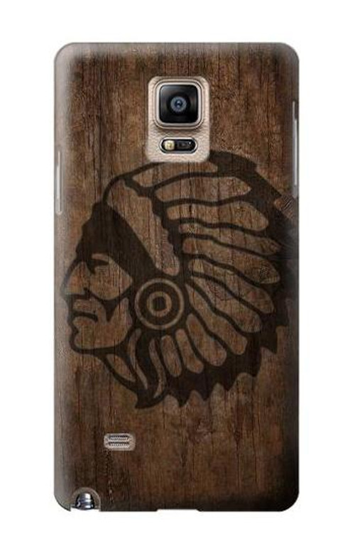 S3443 Indian Head Case Cover Custodia per Samsung Galaxy Note 4