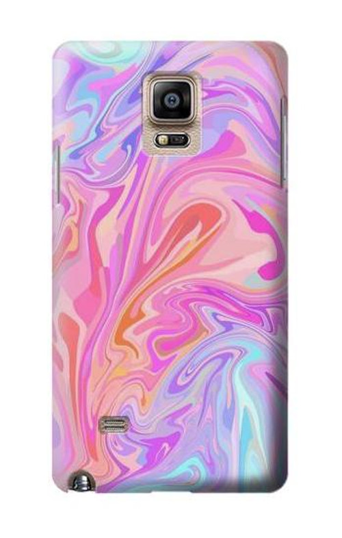 S3444 Digital Art Colorful Liquid Case Cover Custodia per Samsung Galaxy Note 4