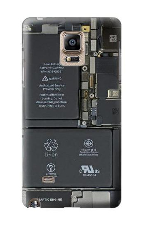 S3467 Inside Mobile Phone Graphic Case Cover Custodia per Samsung Galaxy Note 4