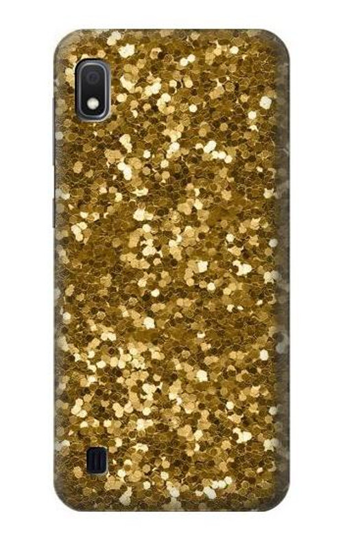 S3388 Gold Glitter Graphic Print Case Cover Custodia per Samsung Galaxy A10