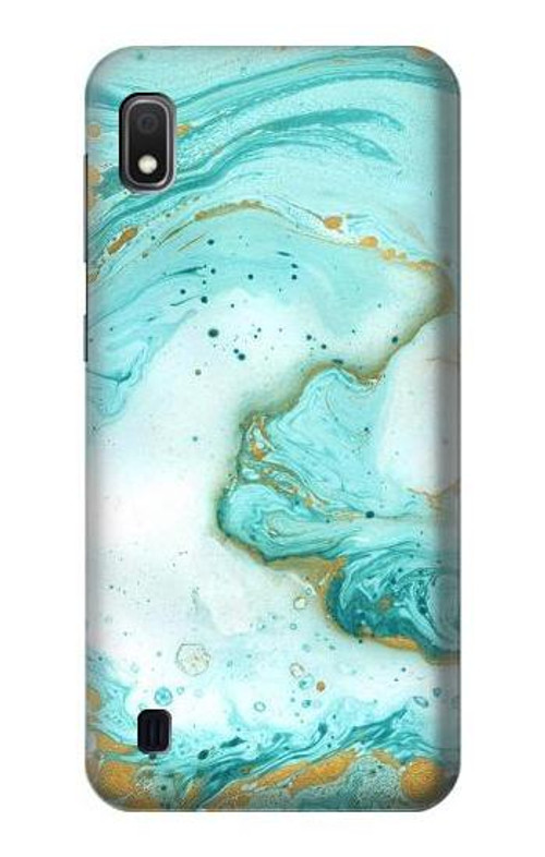 S3399 Green Marble Graphic Print Case Cover Custodia per Samsung Galaxy A10