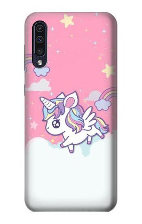 S3518 Unicorn Cartoon Case Cover Custodia per Samsung Galaxy A70