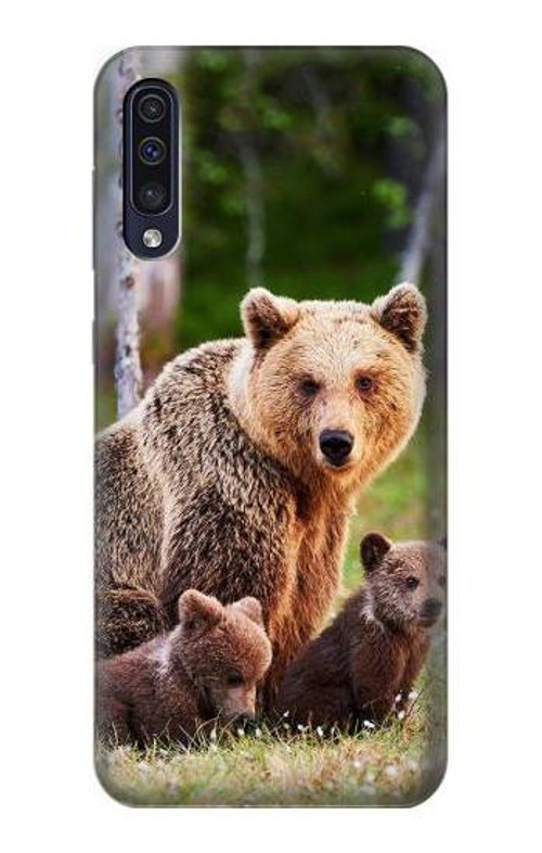 S3558 Bear Family Case Cover Custodia per Samsung Galaxy A70