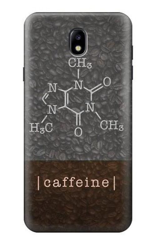 S3475 Caffeine Molecular Case Cover Custodia per Samsung Galaxy J7 (2018), J7 Aero, J7 Top, J7 Aura, J7 Crown, J7 Refine, J7 Eon, J7 V 2nd Gen, J7 Star