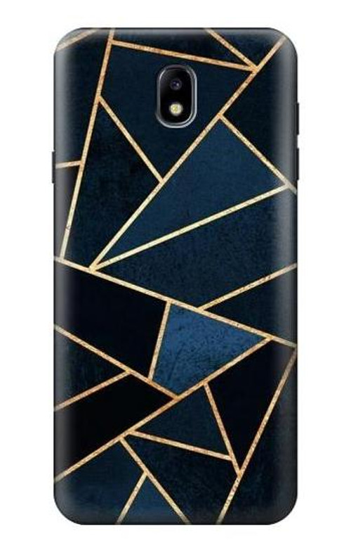 S3479 Navy Blue Graphic Art Case Cover Custodia per Samsung Galaxy J7 (2018), J7 Aero, J7 Top, J7 Aura, J7 Crown, J7 Refine, J7 Eon, J7 V 2nd Gen, J7 Star