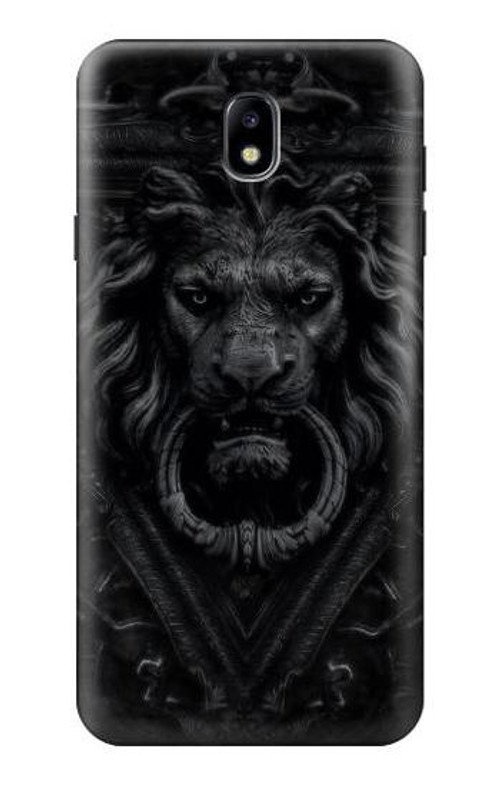 S3619 Dark Gothic Lion Case Cover Custodia per Samsung Galaxy J7 (2018), J7 Aero, J7 Top, J7 Aura, J7 Crown, J7 Refine, J7 Eon, J7 V 2nd Gen, J7 Star