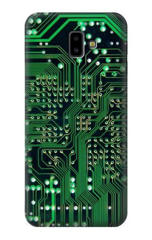 S3392 Electronics Board Circuit Graphic Case Cover Custodia per Samsung Galaxy J6+ (2018), J6 Plus (2018)