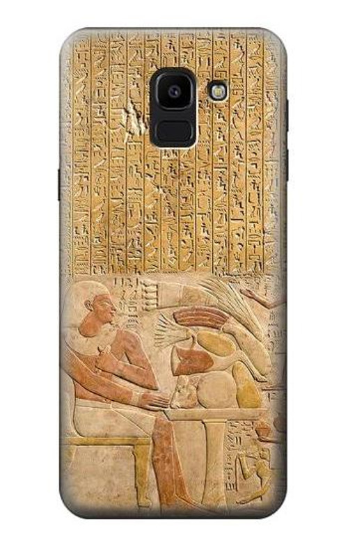 S3398 Egypt Stela Mentuhotep Case Cover Custodia per Samsung Galaxy J6 (2018)