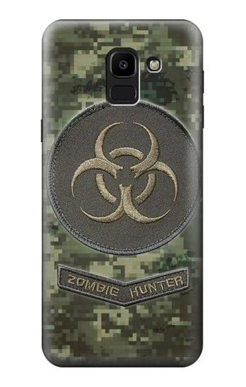 S3468 Biohazard Zombie Hunter Graphic Case Cover Custodia per Samsung Galaxy J6 (2018)